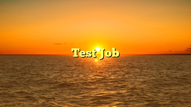 Test Job | DreamJob